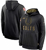 Men's Indianapolis Colts Nike Black 2020 Salute to Service Sideline Performance Pullover Hoodie,baseball caps,new era cap wholesale,wholesale hats